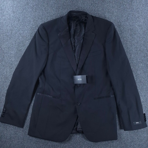 Hugo Boss Other - Hugo Boss Mens Tuxedo Jacket Black The Stars75 Glamour3 Wool Blazer 40R NEW